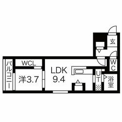 LIISA桑園の物件間取画像